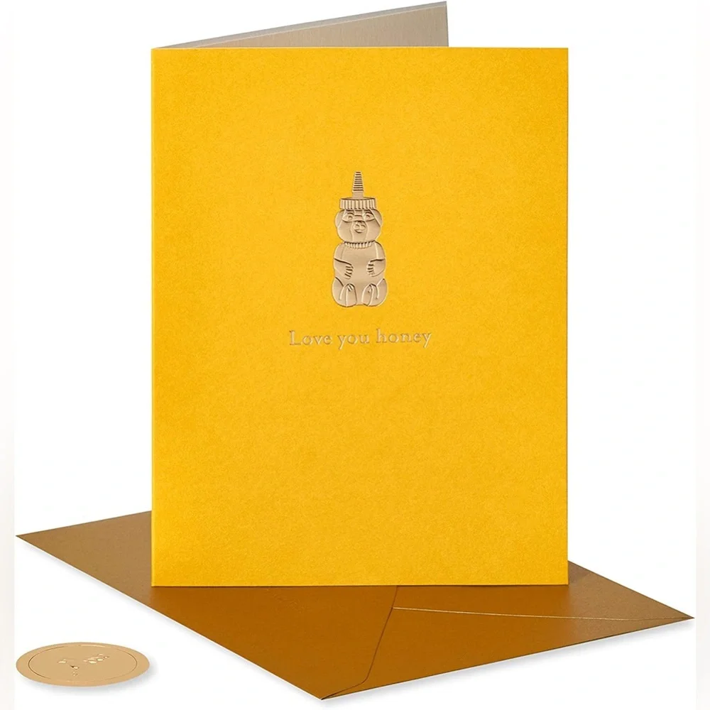 🆕Papyrus “Love You Honey” Romantic Greeting Card